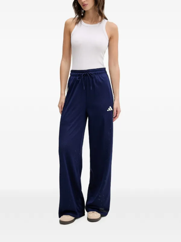 Adidas Mesh side-stripe Track Pants | Blue | FARFETCH