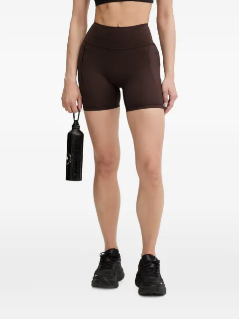adidas Optimé logo-print high-waisted shorts
