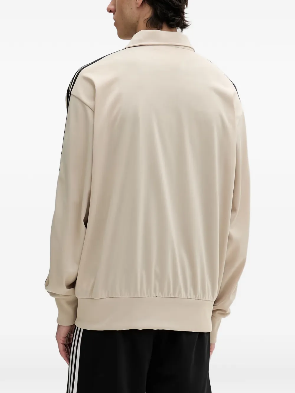 adidas Firebird Track logo-embroidered sweatshirt Beige
