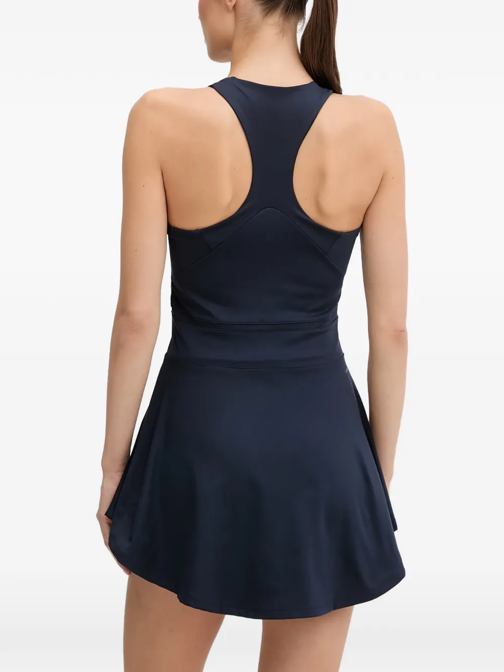 adidas Racerback mini-jurk met logo-print Blauw