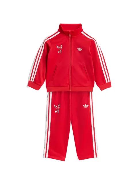 adidas Kids Disney-print side-stripe tracksuit