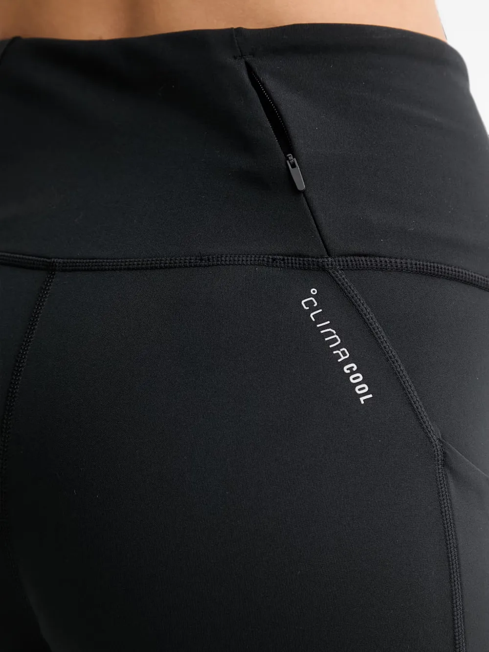 adidas logo-print panelled leggings Zwart