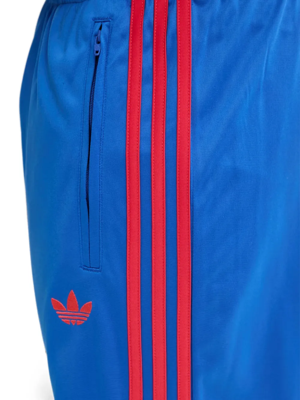 adidas Firebird logo-embroidered side-stripe track pants Blauw