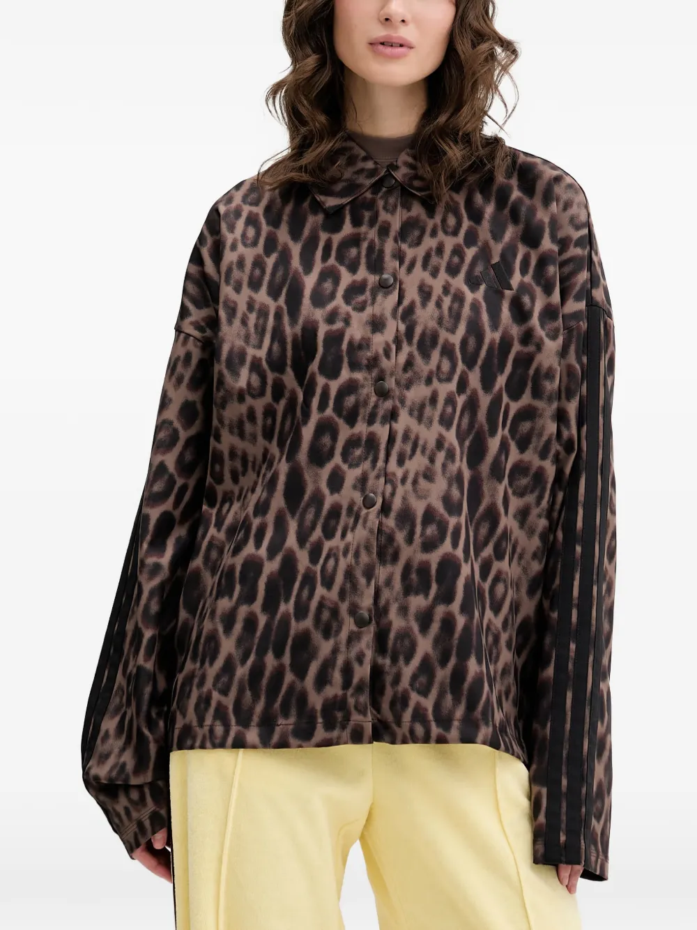adidas leopard-print jacket Bruin