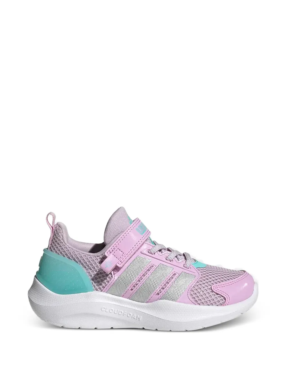 adidas Kids touch-strap mesh sneakers - Rosa