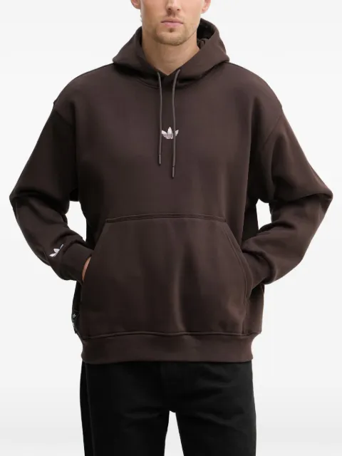 adidas Trefoil graphic-print hoodie