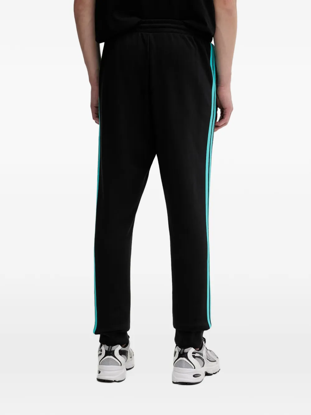 adidas Mercedes-AMG Petronas side-stripe track pants Zwart