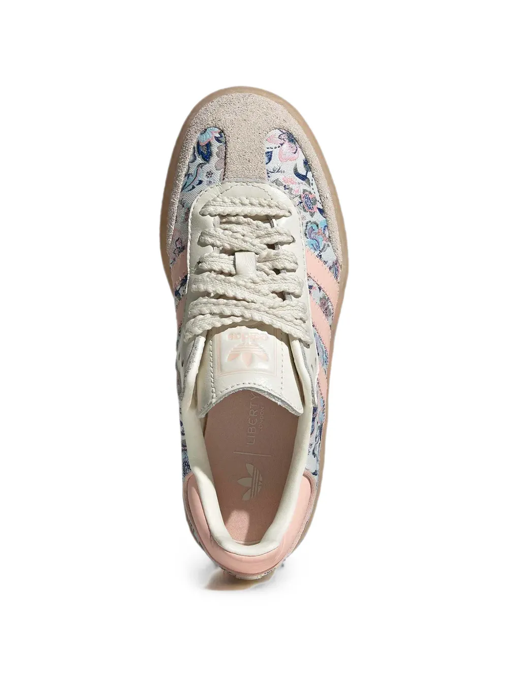adidas Kids Samba Liberty-print sneakers Beige