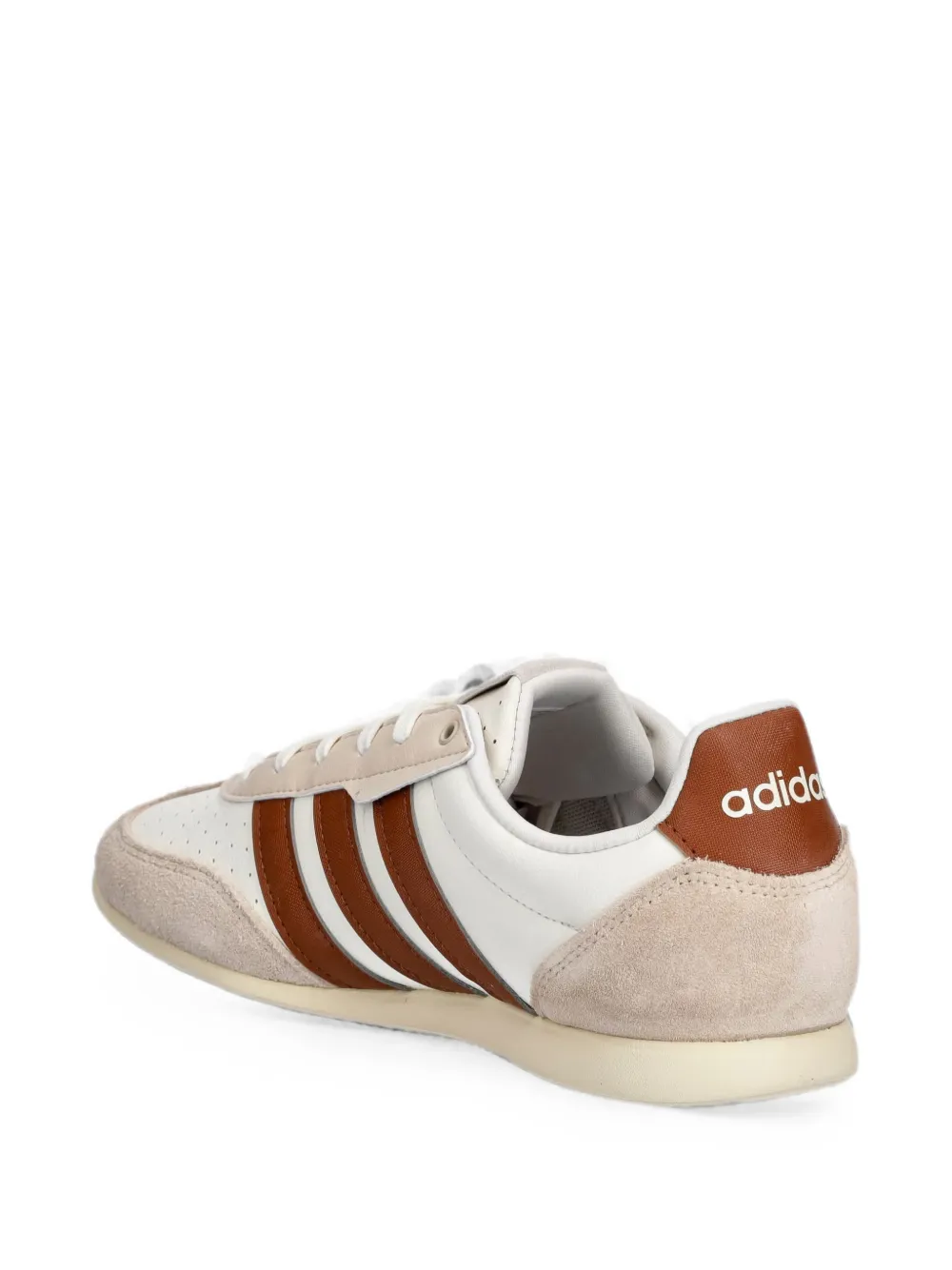 adidas suede-trimmed panelled sneakers Wit