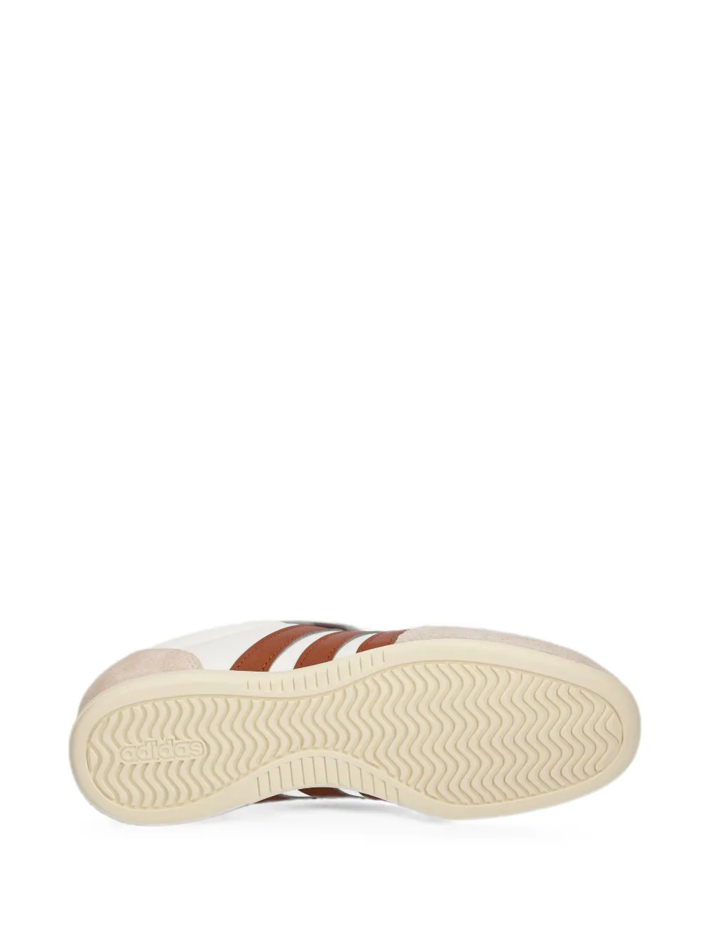 adidas suede-trimmed panelled sneakers Wit