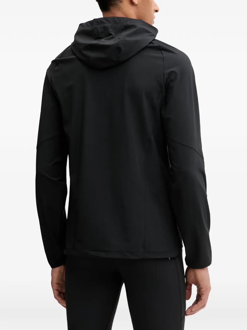 adidas Travel jack met capuchon en logo-print Zwart