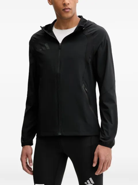 adidas Travel hooded logo-print jacket