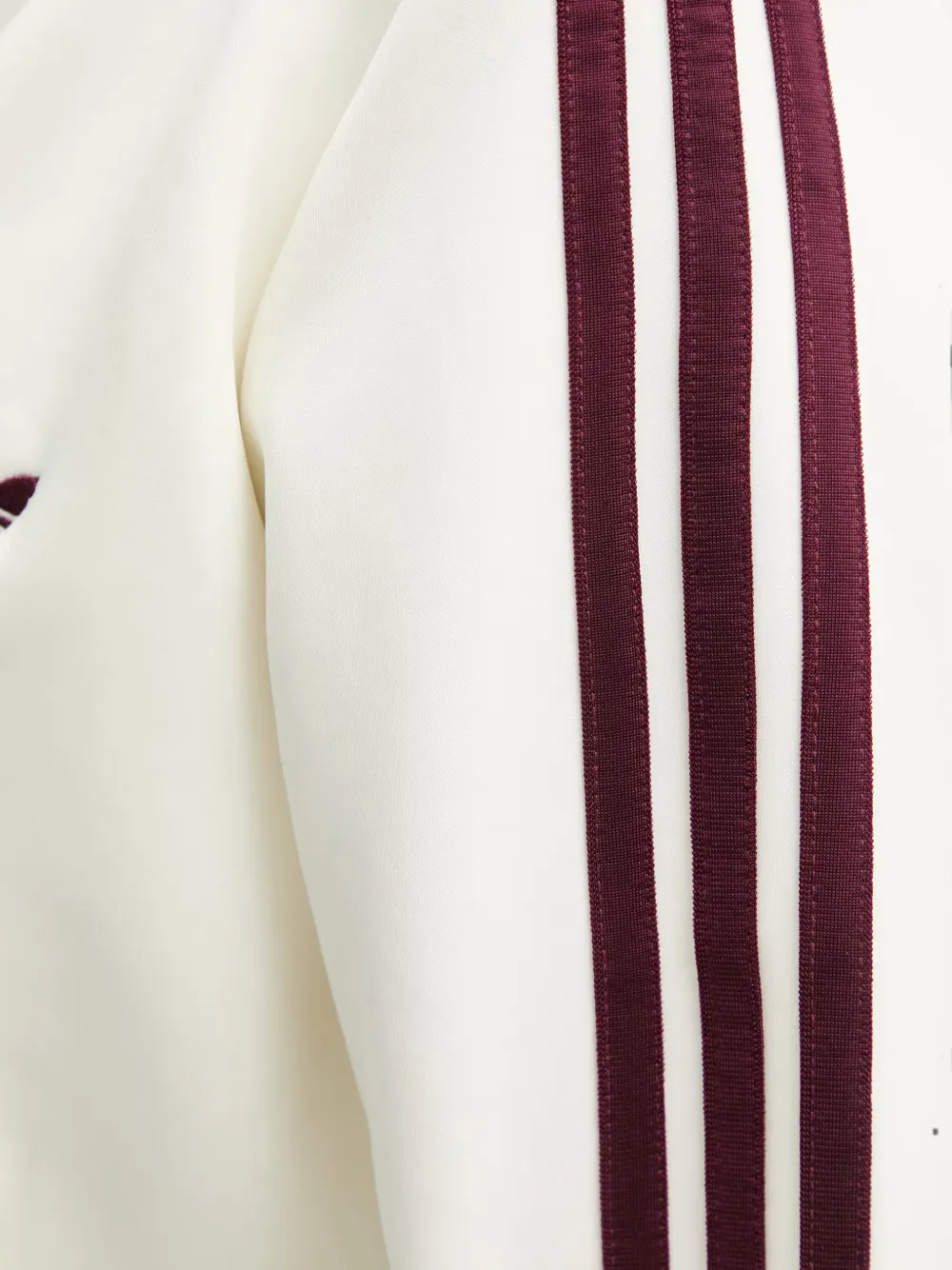 adidas Superstar 3-Stripe sweater met V-hals Beige