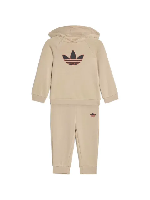adidas Kids trefoil-print tracksuit set 