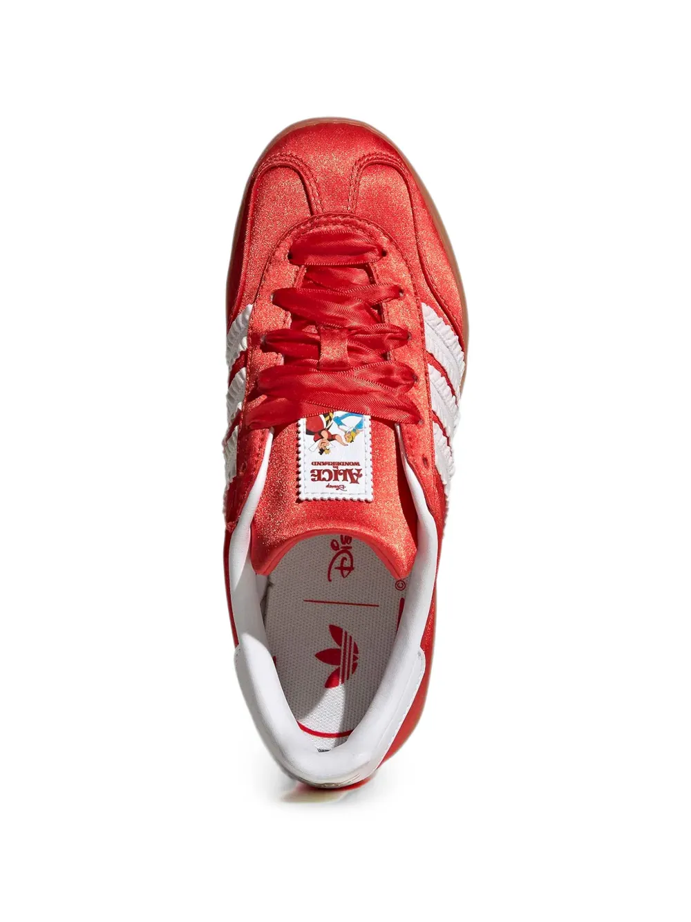 adidas Kids x Disney Alice in Wonderland Gazelle ruffled sneakers Rood