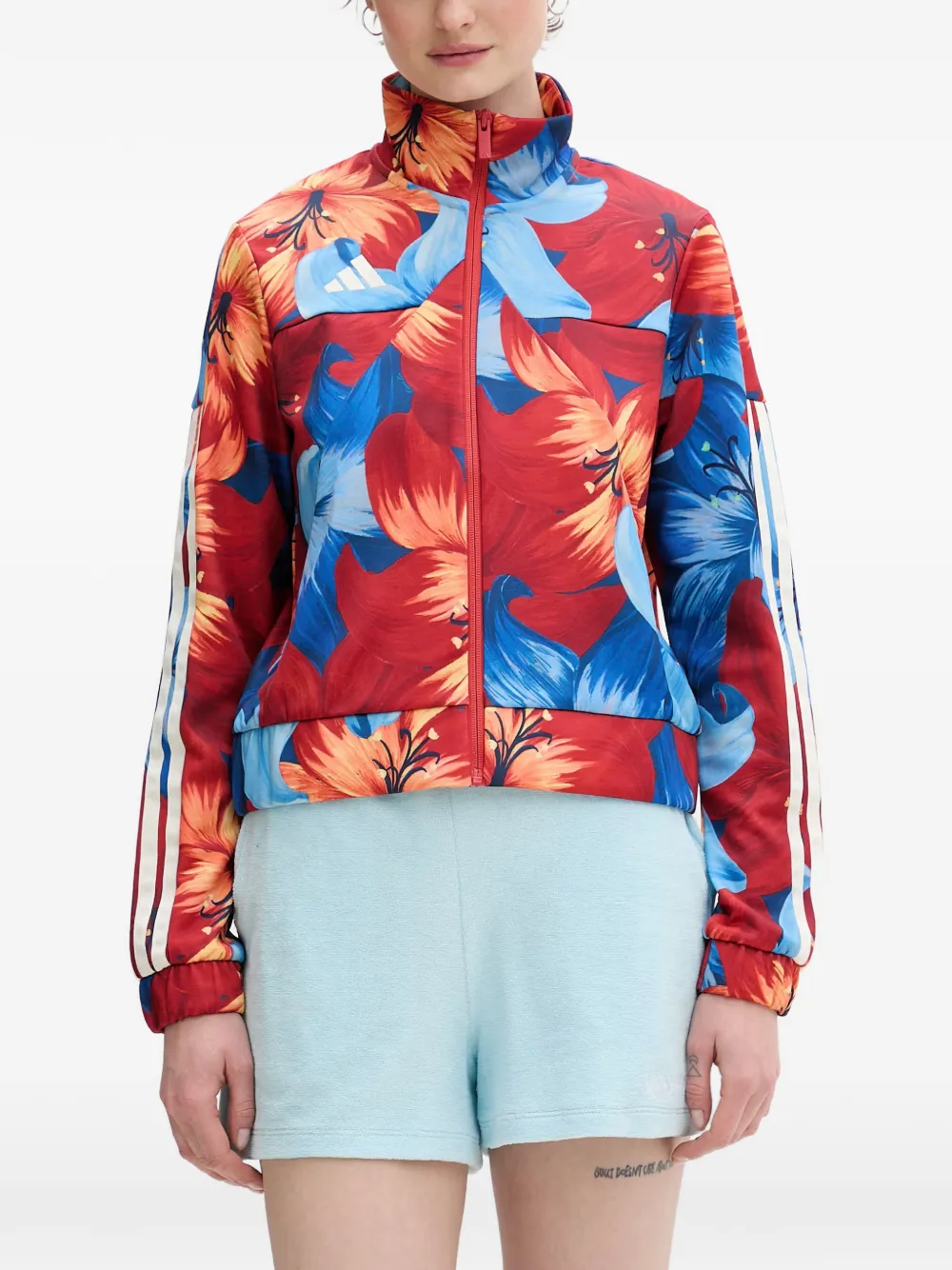 adidas x Farm Rio House Of Tiro floral-print sweat - Rosso
