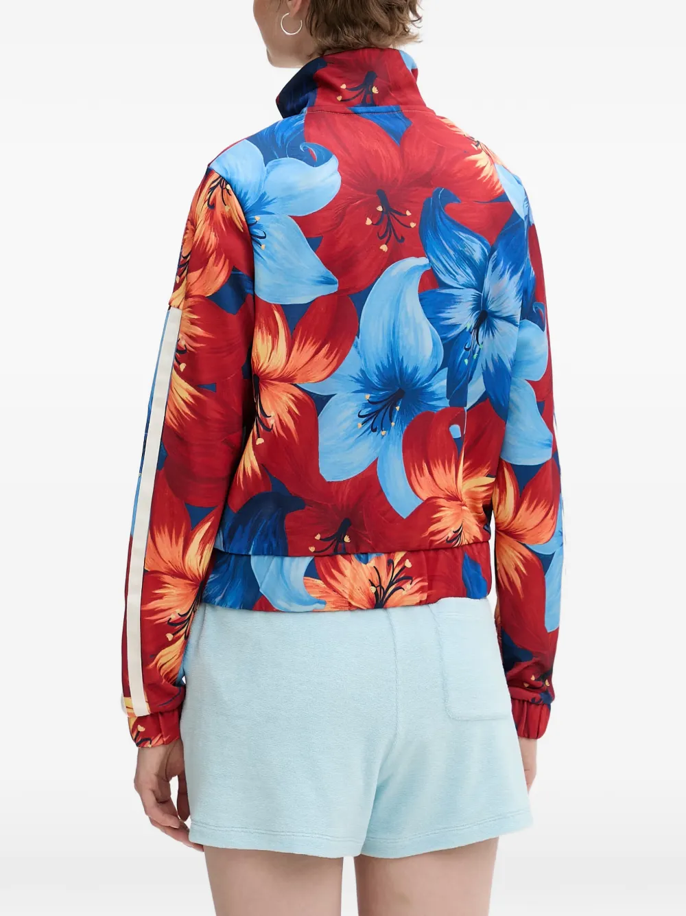 adidas x Farm Rio House Of Tiro floral-print sweat Rood