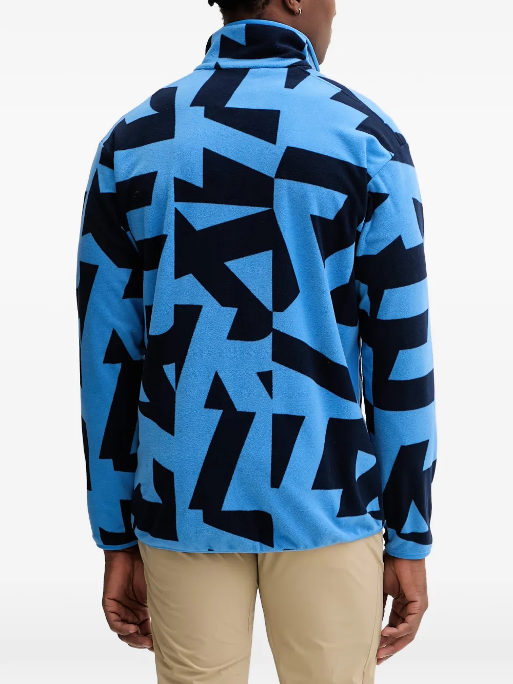 adidas Terrex geometric-print sweater Blauw