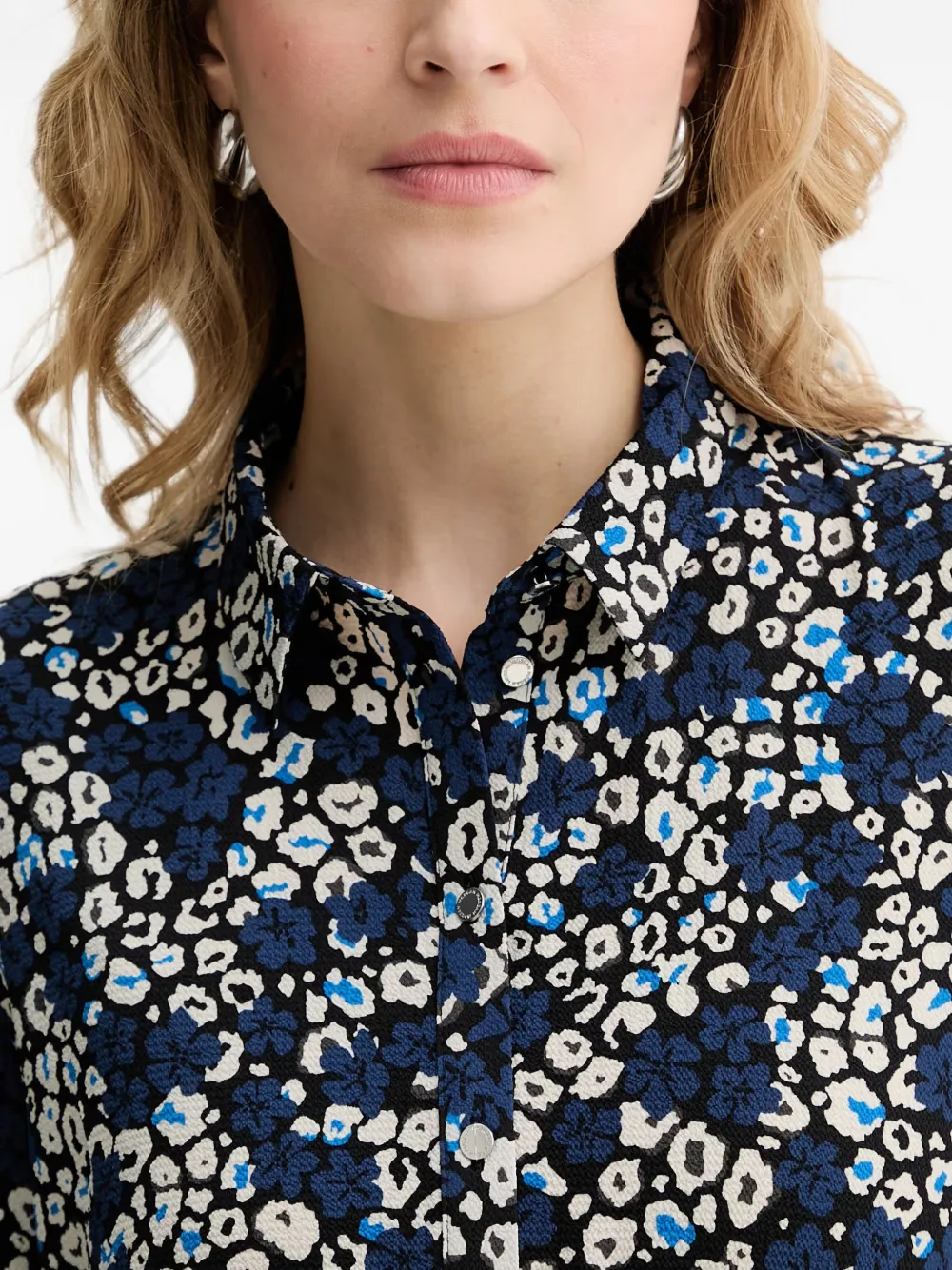 Morgan floral-print ruffled mini dress Veelkleurig