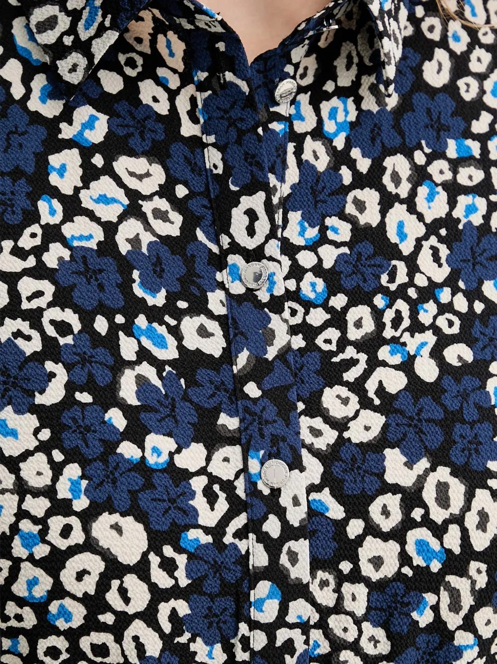 Morgan floral-print ruffled mini dress Veelkleurig