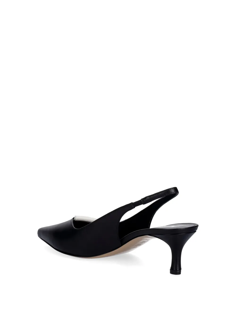 Pollini contrast-panel slingback pumps Zwart