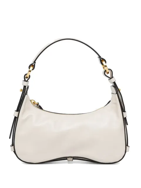 Pollini curved gold-tone hardware tote bag