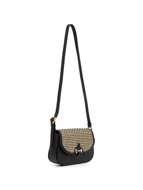 Pollini woven-panel cross-body bag
