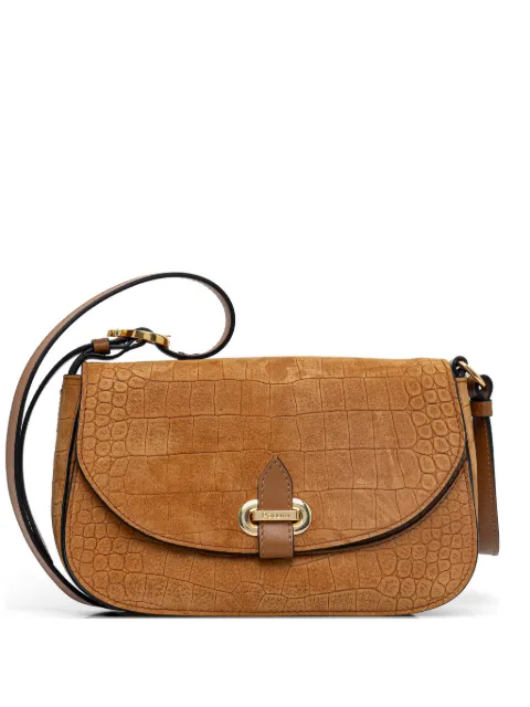 Pollini Fence croc-effect cross body bag