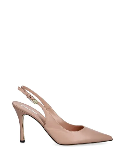 Pollini pointed-toe slingback pumps