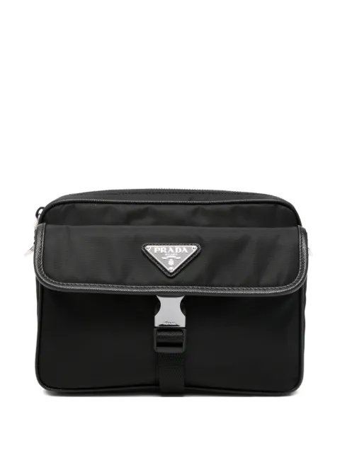 Prada logo-detail messenger bag