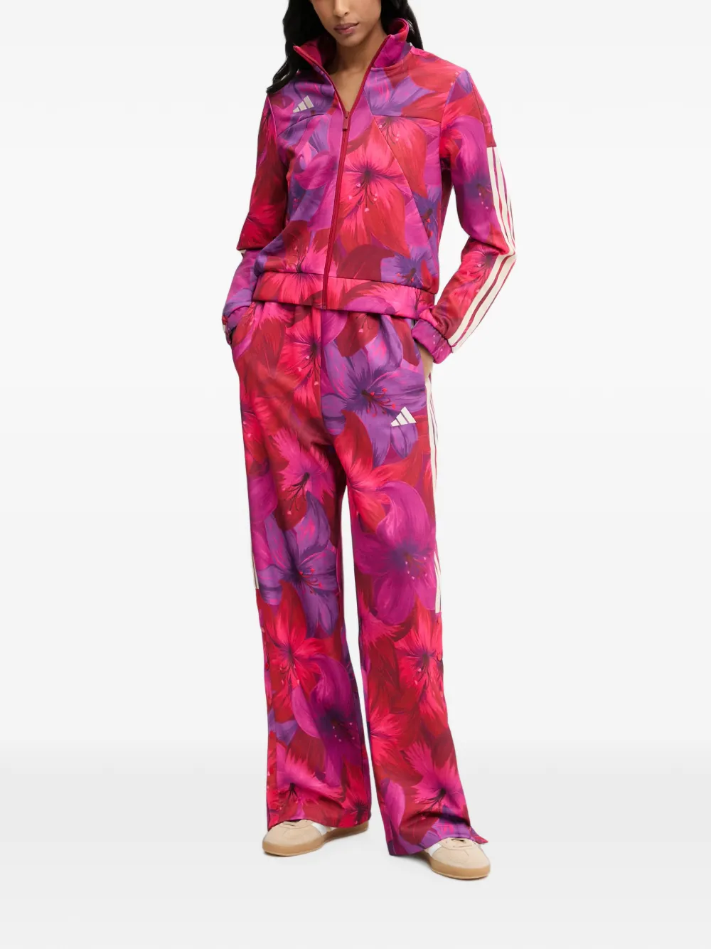 adidas x Farm Rio House Of Tiro trainingsbroek met bloemenprint Roze