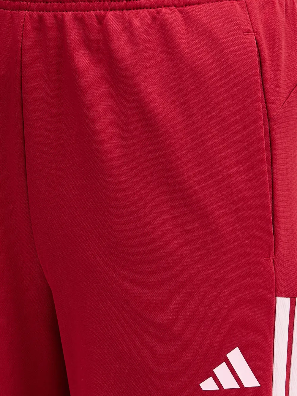 adidas side-stripe track pants Rood