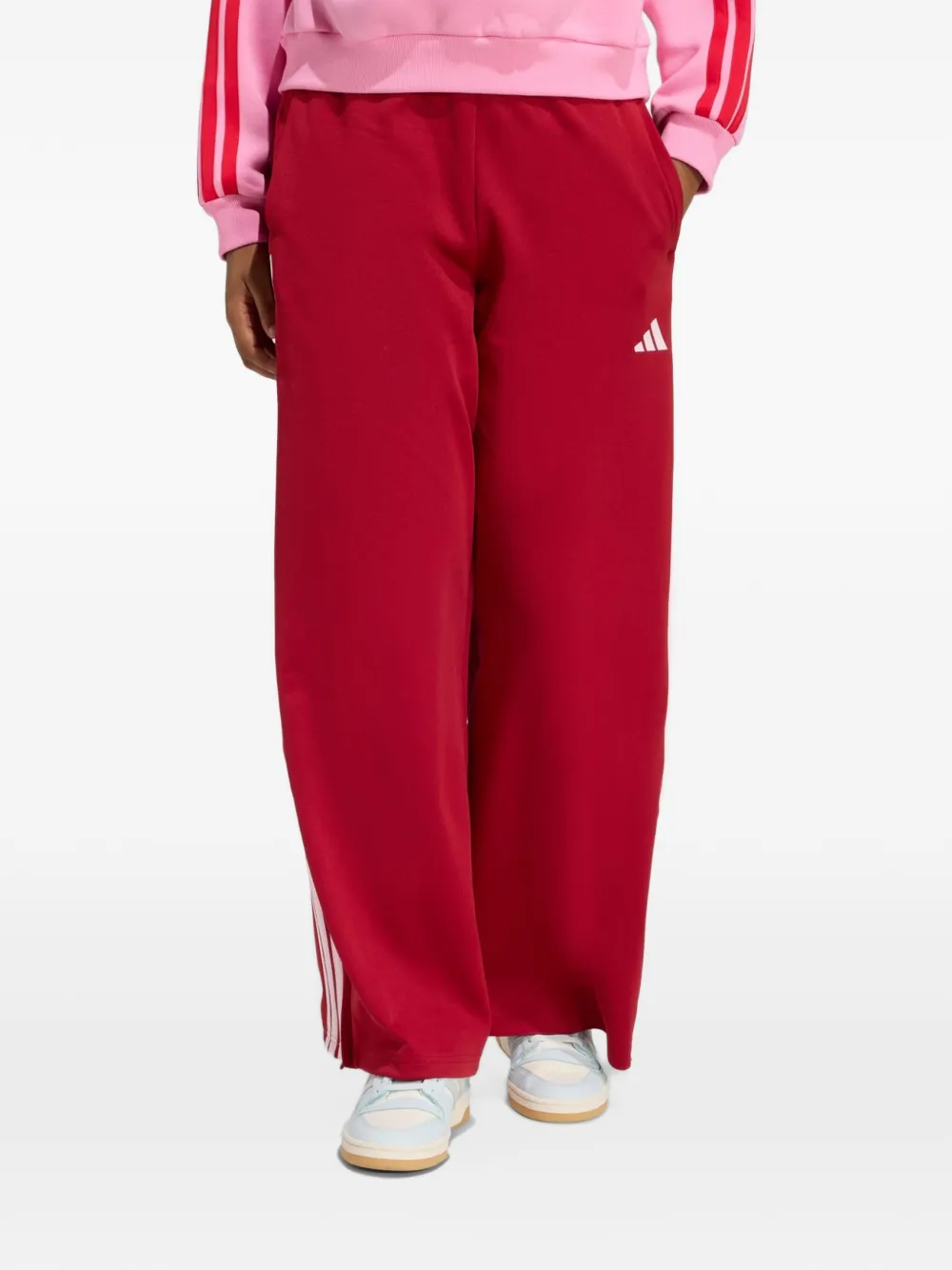 adidas Trainingsbroek met zijstreep Rood