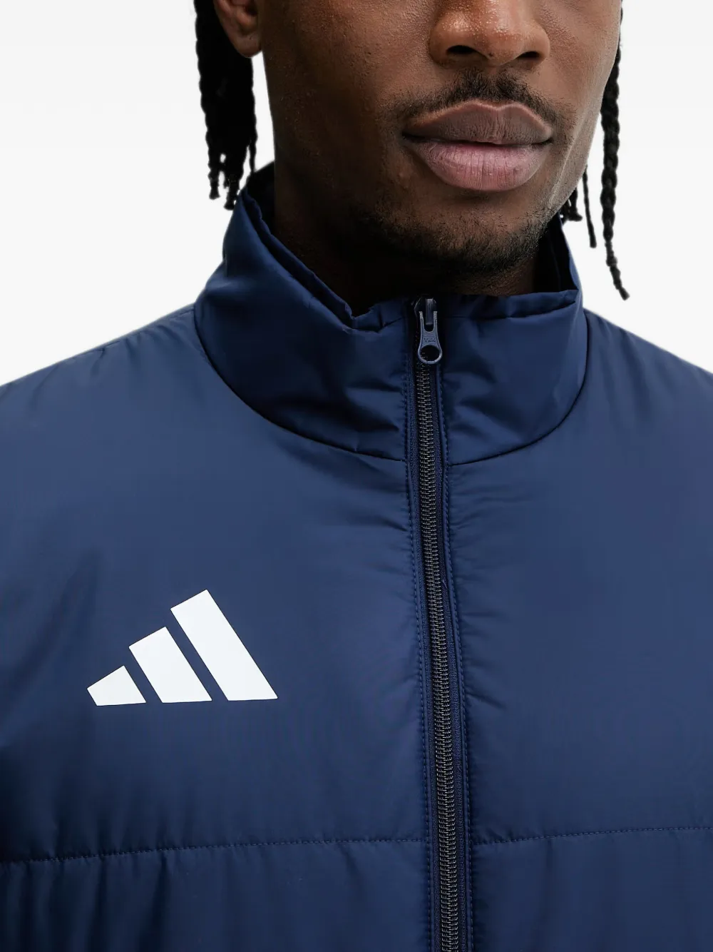 adidas Bomberjack met logoprint Blauw