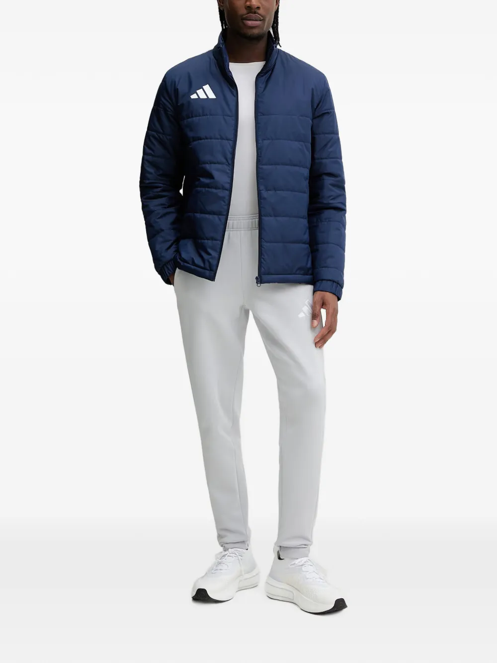 adidas Bomberjack met logoprint Blauw