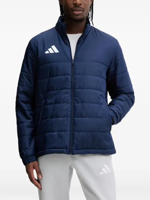 adidas quilted logo-print jacket