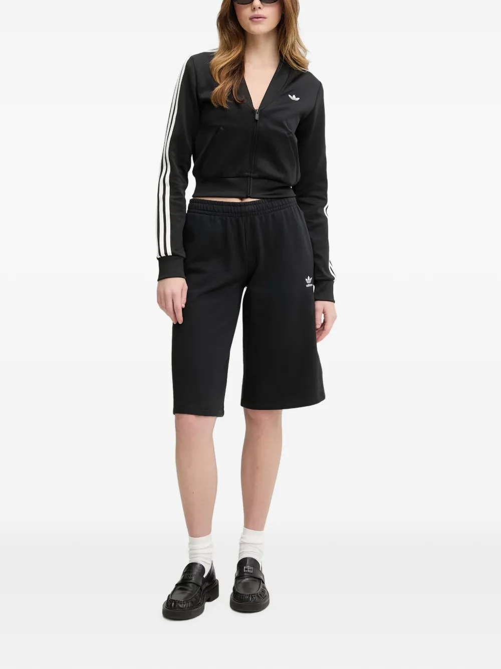 adidas Superstar side-stripe track jacket - Schwarz