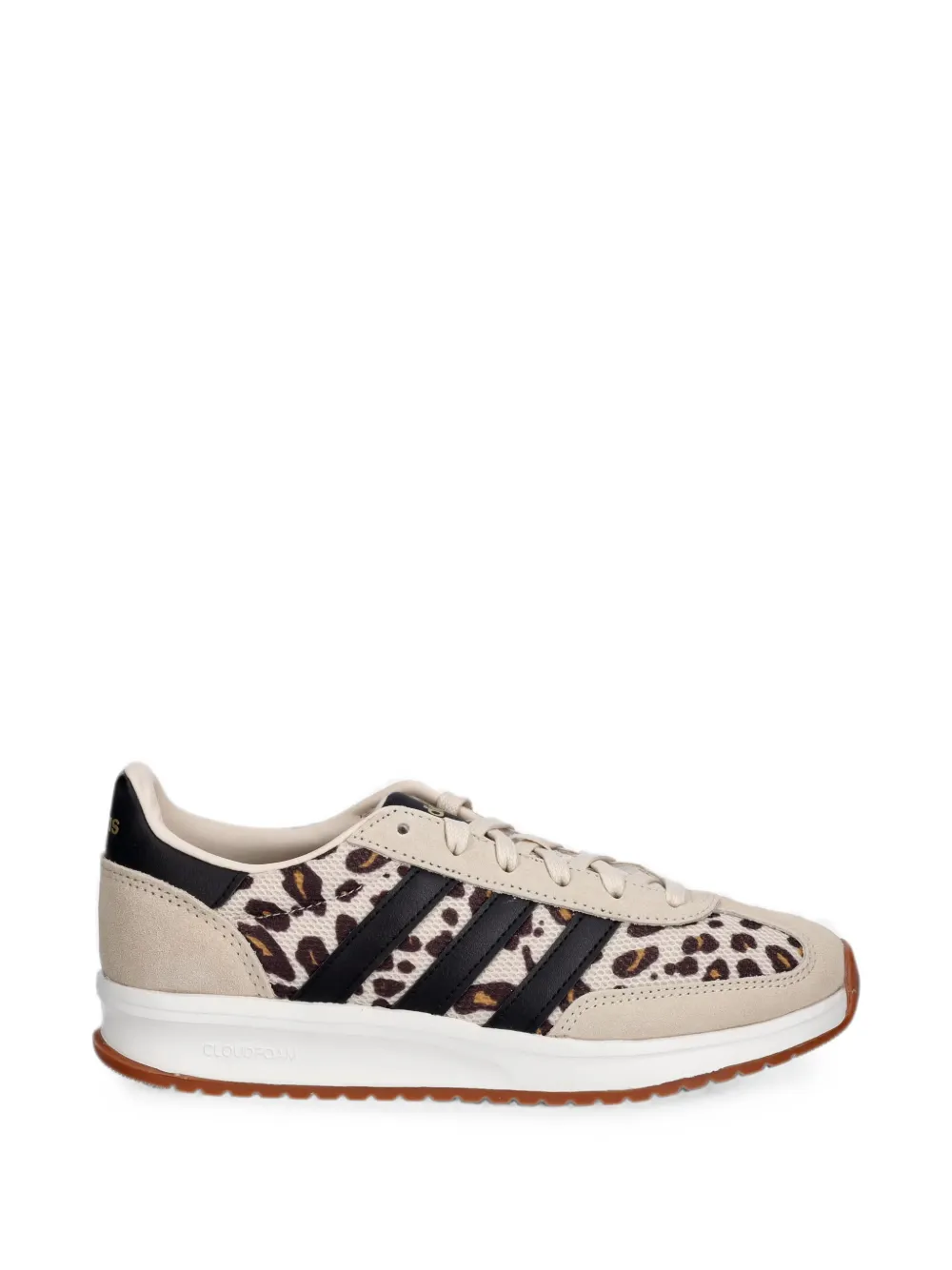 adidas leopard-print Cloudfoam sneakers - Nude