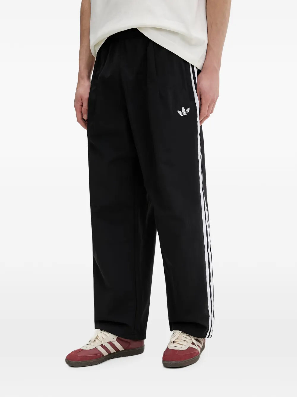adidas side-stripe track pants - Nero