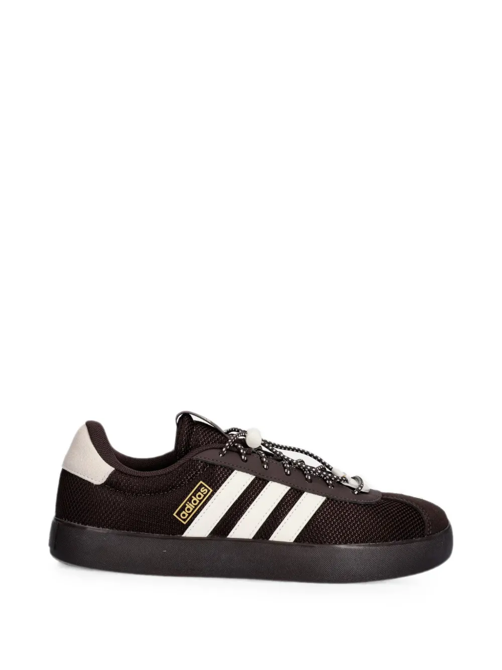 adidas VL Court 3.0 logo-patch mesh sneakers - Braun