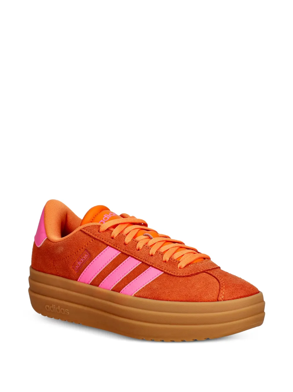 adidas VL Court suede platform sneakers Oranje