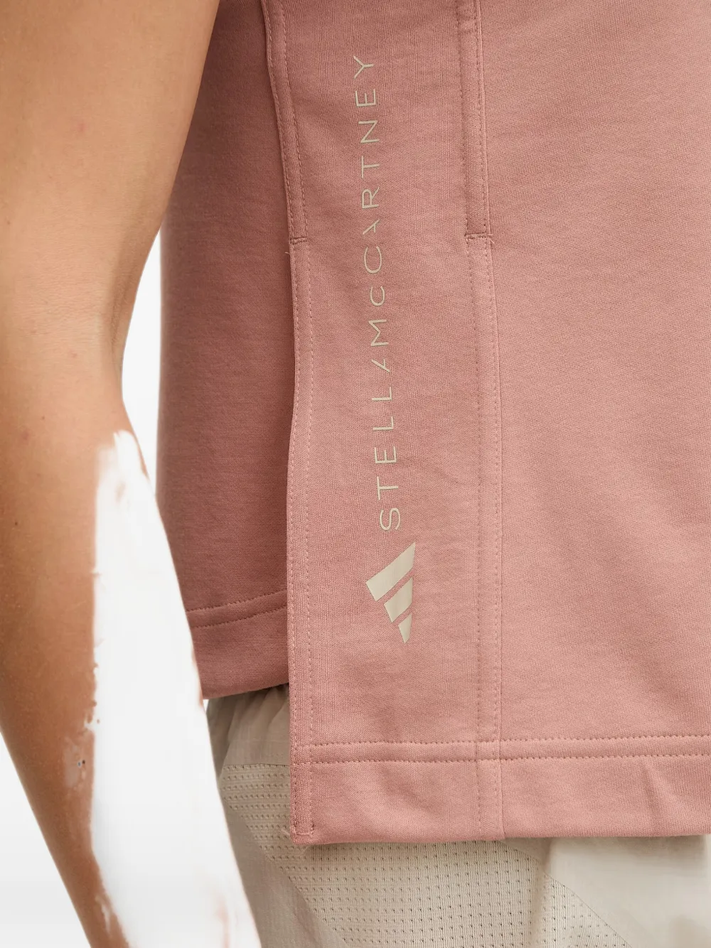 adidas by Stella McCartney Tanktop met logoprint Roze