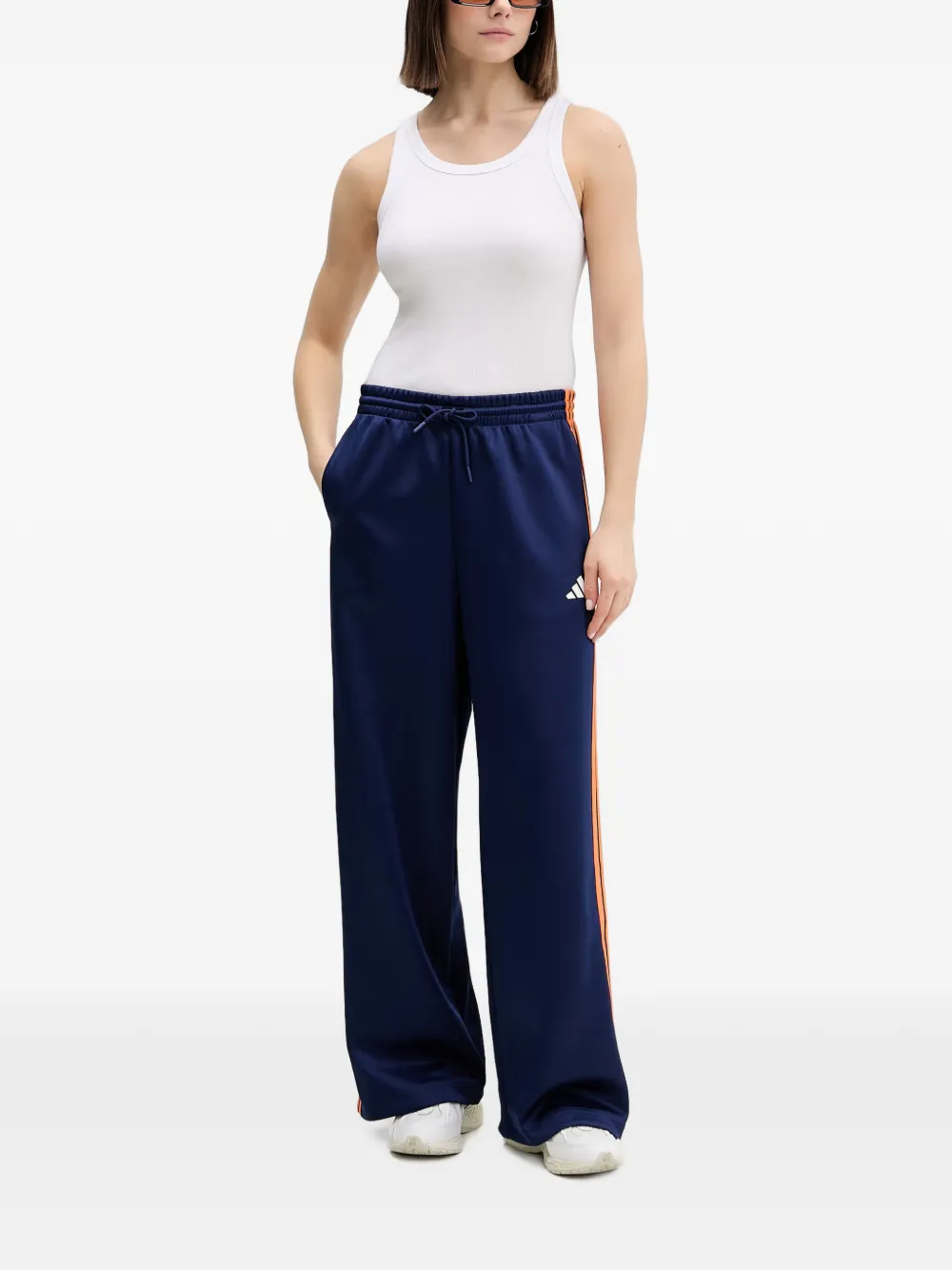 adidas Stadium 3-Stripes trainingsbroek Blauw