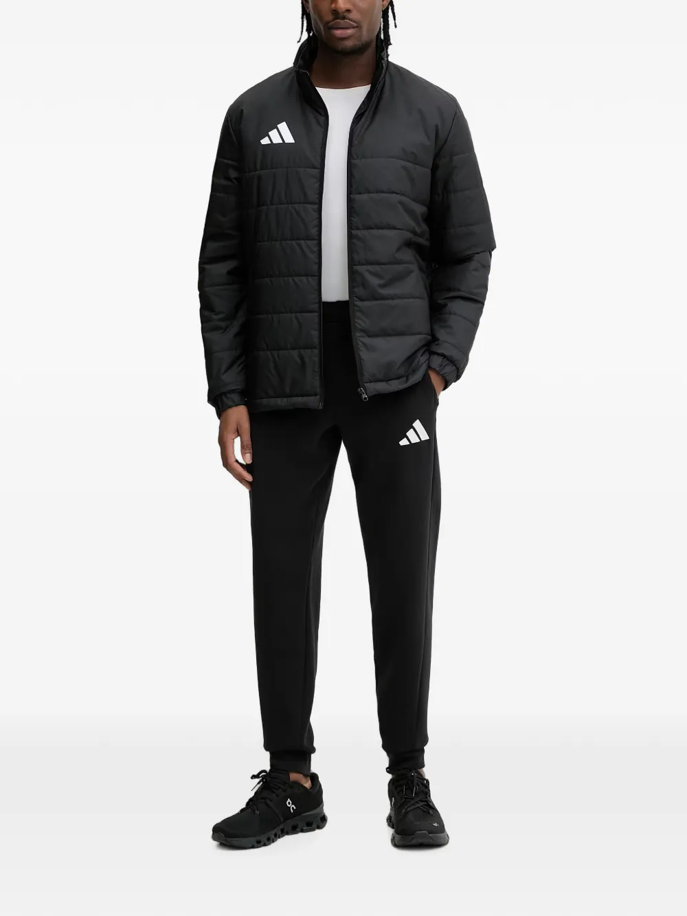 adidas Entrada26 gewatteerd jack Zwart