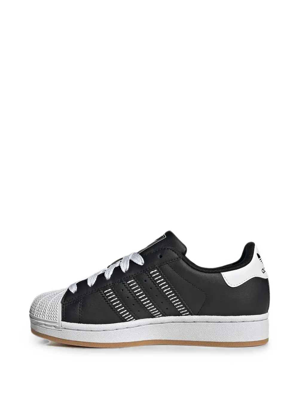adidas Kids Superstar shell-toe sneakers Zwart