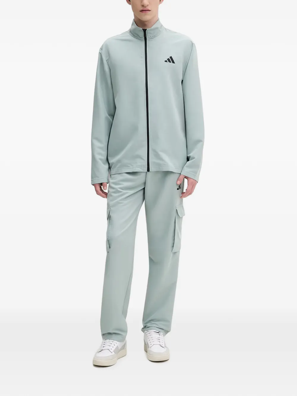 adidas logo-print tracksuit Groen