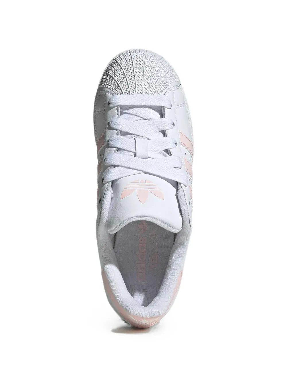 adidas Kids Superstar stripe-detail low-top sneakers Wit
