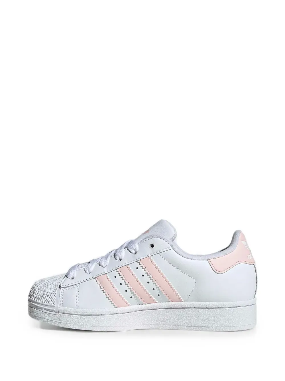 adidas Kids Superstar stripe-detail low-top sneakers Wit