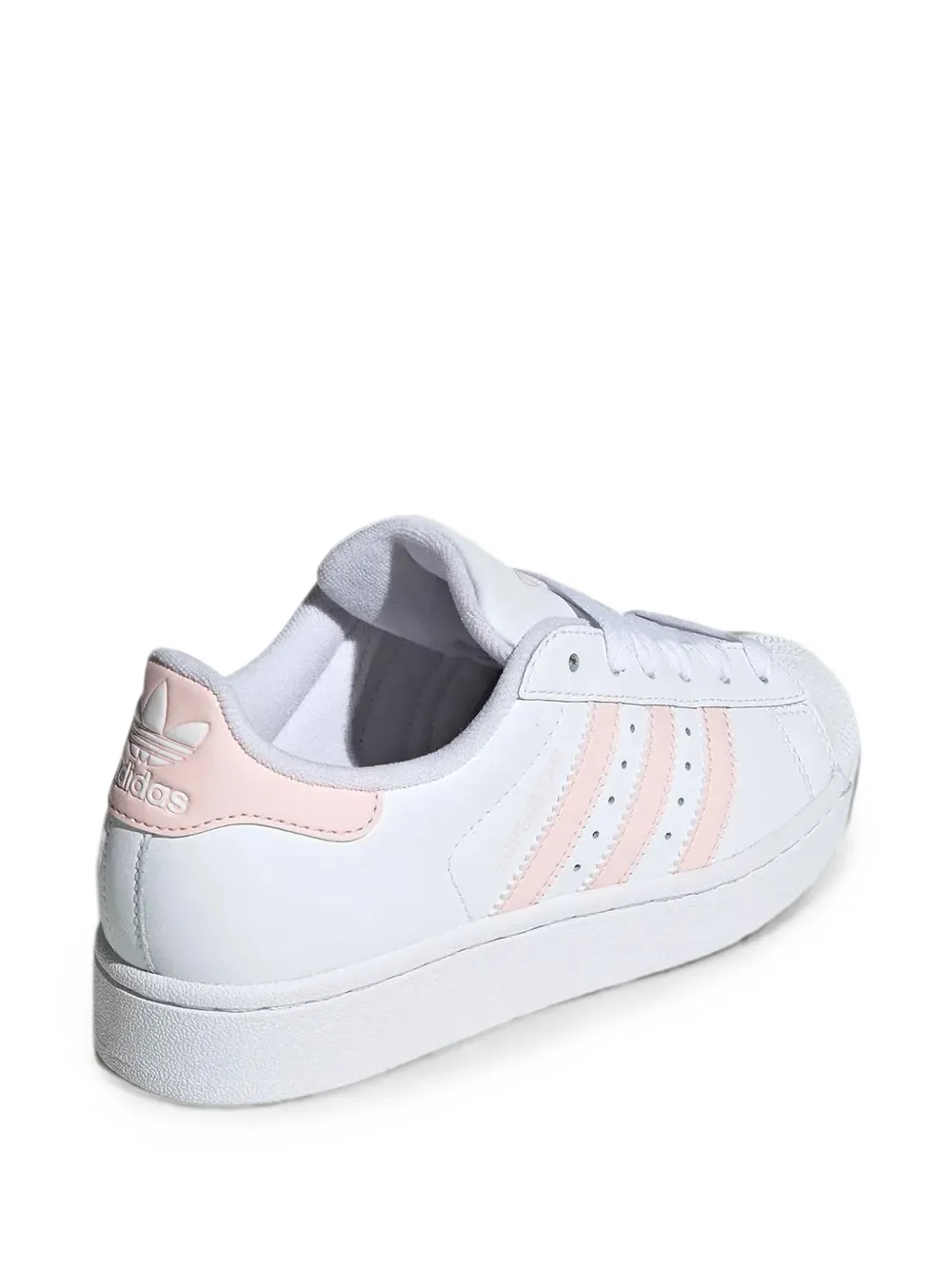 adidas Kids Superstar stripe-detail low-top sneakers Wit