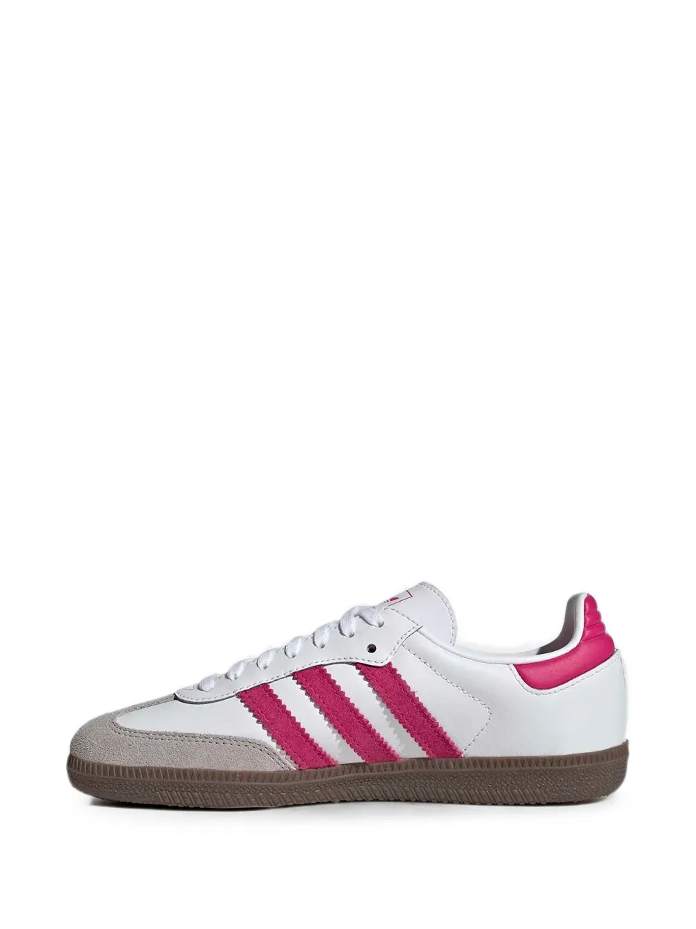 adidas Kids Samba panelled leather low-top sneakers Wit